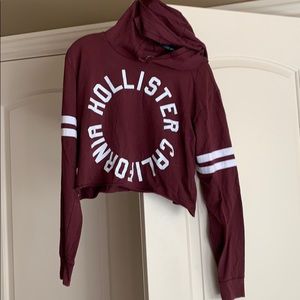 Hollister long sleeve T-shirt w hoody M